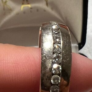 14 K  White Gold , 1-1/2 Ct. Diamond Men’s Band